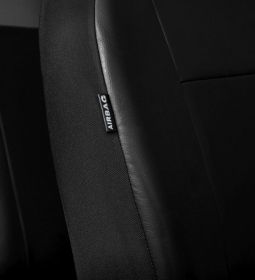 Autopotahy X-LINE kožené, sada pro dvě sedadla, černé Vyrobeno v EU