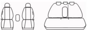 Autopotahy SEAT TOLEDO IV, od r. 2012-2019, se zadní loketní opěrkou, černé