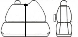 Autopotahy OPEL MOVANO B, 3 místa, od r. 2010, dělené dvojop. a sedadlo, Eko kůže černé