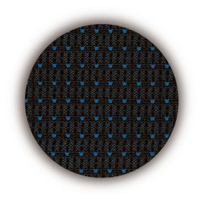 Autopotahy FORD CONNECT,3 místa, od r. 2014, AUTHENTIC PREMIUM žakar modrý