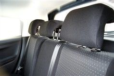 Autopotahy Škoda Fabia I, dělená, 5 opěrek hlavy,boční airbag,materiál PRACTIC Vyrobeno v EU
